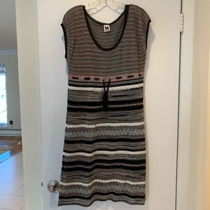 Missoni Multi Color Cap-Sleeve Dress Size US 10